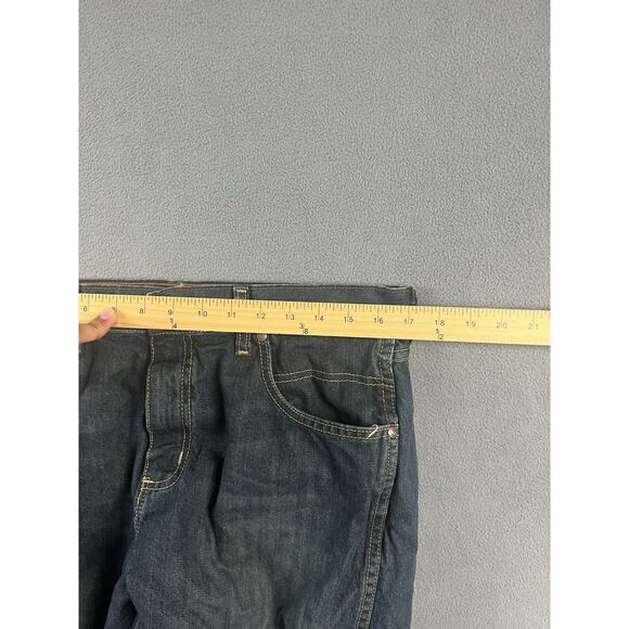 Wrangler Retro Jeans Mens 33X36 Blue Relaxed Bootcut Denim Cowboy Western Rodeo - Picture 7 of 8